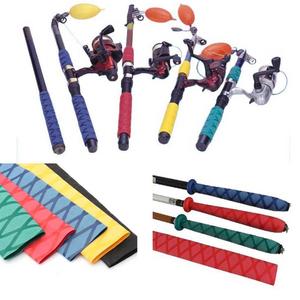 Poignées de canne à pêche en X-Tube texturé antidérapant noir de 28mm - Product Image 6