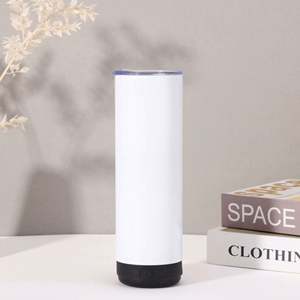 Agh สินค้ามาใหม่12ออนซ์16ออนซ์สแตนเลส4-1 4 in 1การระเหิดบางช่องว่างเบียร์สามารถทำให้เย็นลงได้ด้วยลำโพงและฝาปิด - Product Image 5