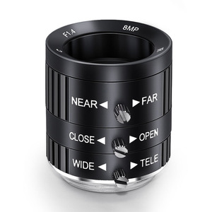 Venta caliente lente de microscopio 8 MP Pixel 3,6-10mm F1.4 C montaje Manual Iris accesorios de cámara Industrial - Product Image 2