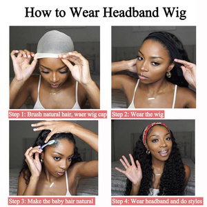 Perruque bandeau sans colle, bouclée et crépue, 100% <span class=keywords><strong>cheveux</strong></span> humains vierges brésiliens Remy, grade 10A, sans nœuds, sans perte, pour femmes - Product Image 3