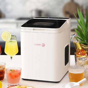 เครื่องทำน้ำแข็งอัจฉริยะ 4 ลิตร ควบคุมด้วยระบบสัมผัส สำหรับหอพักและใช้ในบ้าน สีขาว พลาสติก รุ่นไฟฟ้า FG K005W - Product Image 3