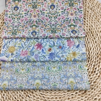 Échantillons Gratuits Tissu Imprimé d'Été en Coton à Motifs Floraux pour Robe