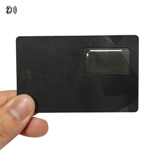 Tarjeta <span class=keywords><strong>de</strong></span> metal NFC con distracciones <span class=keywords><strong>de</strong></span> bloque, rastree su uso, tarjeta NFC física NTAG213 - Product Image 2