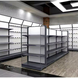 Estanterías Metálicas para Supermercados, Góndolas, Estantes para Tiendas, Ajustables, Duraderas, Independientes, con Buen <span class=keywords><strong>Precio</strong></span> <span class=keywords><strong>de</strong></span> Venta, Directo <span class=keywords><strong>de</strong></span> Fábrica - Product Image 3