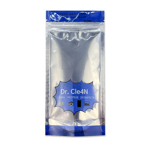 Papel de aluminio impreso personalizado de un lado transparente ver a través de Stand Up Mylar ziplock bolsa - Product Image 1