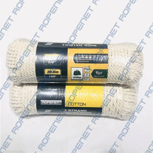 Su ordine All'ingrosso Naturale di Cotone Cavo di 5 millimetri <span class=keywords><strong>Macrame</strong></span> <span class=keywords><strong>Corda</strong></span> di Cotone - Product Image 1