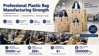 Sac de shopping en plastique PE vierge givré à pois, épaissi et de qualité supérieure, avec poignée, pour boutiques de vêtements