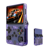 Console de jeu portable rétro R36s Console de jeu vidéo rétro Écran de 3.5 pouces 64 Go PSP N64 Lecteur de jeux vidéo de poche portable