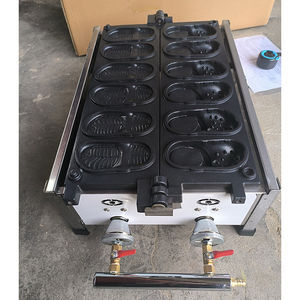 Máquina de Waffles Comercial con Forma de Zapato Crocs a Gas y Eléctrica para Comida Callejera en Venta para Uso en Panaderías y Cafeterías - Product Image 4