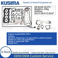 Juego Completo de Juntas para Reparación General del Motor SH01 SHY1 2.2 SkyActiv-D SH0110271 8LGR-10-271 para Mazda CX-5 3 6, Reconstrucción de Motor Diésel