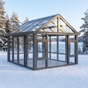 Véranda mobile de qualité supérieure avec toit rétractable automatique en verre et structure polygonale pour villa à usage résidentiel - Product Image 4