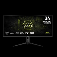 M-S-I MAG342CQRF E20 200Hz 0.5ms 110% SRGB Contraste 50000:1 pour un synchronisation adaptative rapide VA résistante aux déchirures