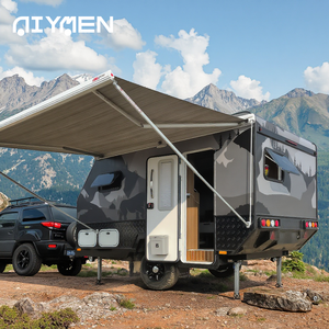 Lujo Ligero Mini RV Camper Remolque Pequeño Fibra de vidrio Todoterreno Híbrido Suspensión <span class=keywords><strong>independiente</strong></span> Muebles opcionales para acampar - Product Image 1
