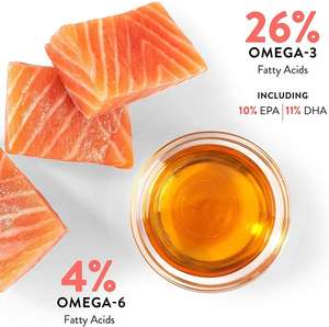 Huile de saumon naturelle pressée à froid riche en oméga 3+6 - Complément alimentaire anti-chute de poils, anti-inflammatoire pour chiens et chats - Product Image 2