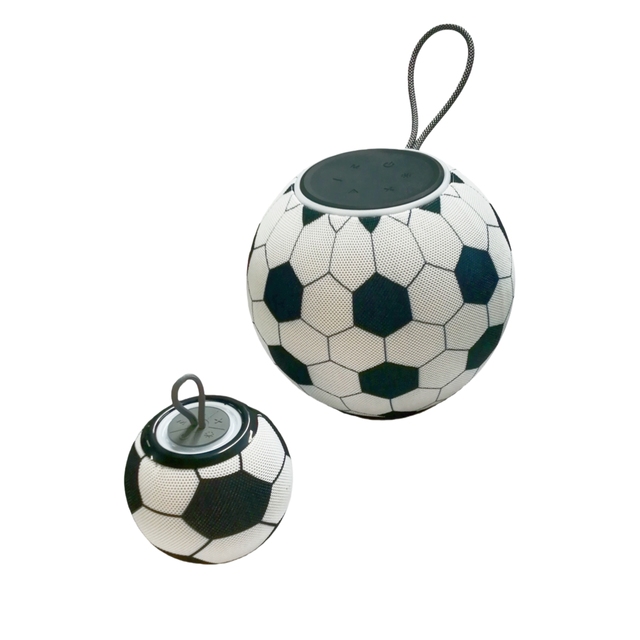 Football Shaped Bluetooth Speaker Portable RGB Light FM Radio for Sports Fans Home Decor Gift