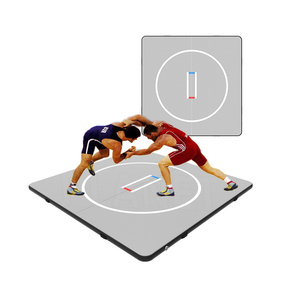 <span class=keywords><strong>Tapis</strong></span> d'entraînement <span class=keywords><strong>gonflable</strong></span> noir 13x13 pieds pour gymnastique, entraînement à domicile, Jiu Jitsu, BJJ, MMA, Judo, lutte - Product Image 5