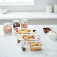 Biscuits en forme de doigt enrobés de chocolat au lait et de crème de fraise, personnalisables en gros (OEM), délicieux, sucrés, en forme de bonbons, en pot.