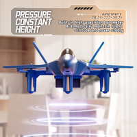 360 °   Avion de Chasse RC en Mousse avec Lumières, Modèle Volant Télécommandé 2.4G en EPP pour Enfants