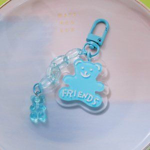 Phim hoạt hình anime Acrylic <span class=keywords><strong>Keychain</strong></span> với màu sắc tùy chỉnh và in kỹ thuật số-nhựa thân thiện với môi trường để sử dụng quảng cáo - Product Image 4