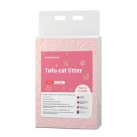 Sable pour chat personnalisé, écologique, à absorption élevée, agglomérant rapidement, biodégradable, sans poussière, de qualité alimentaire, à base de soja, sans plastique