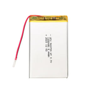 3.7 वी 1200 माया उच्च तापमान लिथियम पॉलिमर (लिपो) बैटरी पाउच आयन के साथ kc. - Product Image 1