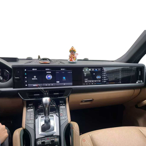Kits de mise à niveau de voiture Gerllish à double écran de 24,6 pouces, console numérique multimédia Android pour Porsche Cayenne 2011-2017 - Product Image 1