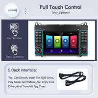 Autoradio Android 13 STWEI pour Mercedes Benz B200 W245 W169 W639, lecteur multimédia vidéo, navigation, CarPlay automatique, WiFi