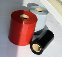 Rideaux de porte en PVC pour atelier de soudage industriel, largeur 200, 300, 400 mm, longueur de rouleau 50 m, pour cabine de soudage, blocage de la lumière d'arc