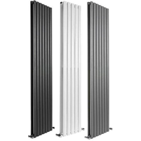 Radiateur de Chauffage Central à Eau Chaude en Acier, Design Décoratif Mural Vertical Moderne pour Système de Chauffage Domestique