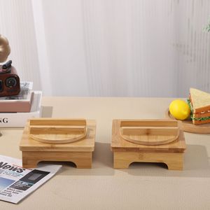 Support de pot en bambou style coréen, résistant à la chaleur, pour servir le bibimbap et les nouilles de riz - Product Image 1