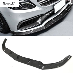 ขอบด้านหน้าสไตล์ PSM คาร์บอนไฟเบอร์สำหรับ <span class=keywords><strong>Mercedes</strong></span>-Benz C-Class C63 W205 AMG Coupe - Product Image 1