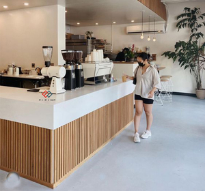 Custom Luxury Design C Shape White Marble Led Iluminado <span class=keywords><strong>Salon</strong></span> Night Club Hotel Furniture <span class=keywords><strong>Bar</strong></span> Counter - Product Image 3