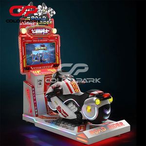 Simulateur de course de moto dynamique pour enfants, à monnayeur, Colorful Park, pour salles d'arcade, centres commerciaux et motos pour enfants - Product Image 5