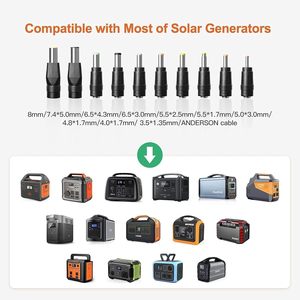 ALECTER Panneaux Solaires Pliables 1000W à 10 Cellules, Haute Efficacité 25%, Étanche IP65, Chargeur Portable pour Centrale Électrique et Camping - Product Image 6