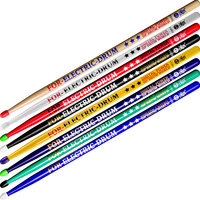 Bâtons de batterie Hanflag ED5A EDRUM, série Guose, bâtons de batterie en hickory américain massif pour batterie électronique