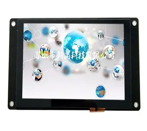 serial port 5.0 inch 800*480 pixel smart tft lcd module support RS232 RS485 TTL for vending machine and controller