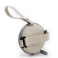 Nouveau 2023 étui à lunettes de soleil pliant étui à lunettes de soleil rond de stockage portable avec fermeture éclair