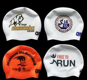 Casquettes <span class=keywords><strong>de</strong></span> sport en silicone avec commande personnalisée, chapeau <span class=keywords><strong>de</strong></span> natation avec logo personnalisé, <span class=keywords><strong>vintage</strong></span>, pour la natation, vente en gros - Product Image 1