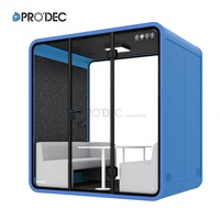 Pod de Travail Moderne pour Réunions, Format 1 Personne, Idéal pour Diffusion, École et Bureau