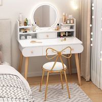 Coiffeuse avec miroir designs commode chambre vanité maquillage vanity table ensemble