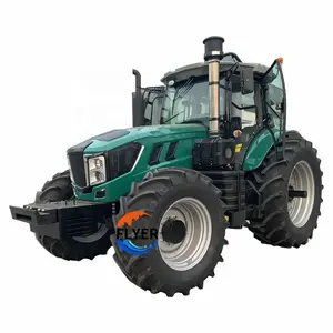 Flyeragro The new technology level tractor 6 Cylinder farm AC cabin 160HP tractor with ce double seat with radial tyres