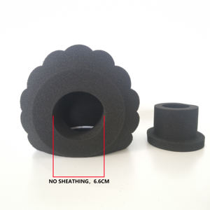 Cubierta insonorizada de micrófono de grabación de transmisión en vivo, cubierta de absorción de sonido de red antichispas de reducción de ruido de micrófono de condensador - Product Image 6