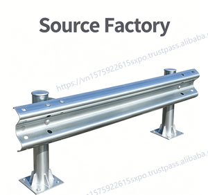 Barrière de sécurité routière en acier galvanisé de type W, certifiée EN 1317/AASHTO M180, résistante aux impacts M65 - Product Image 4