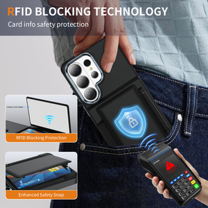 Funda Protectora para Teléfono con Bloqueo RFID para Samsung Galaxy S26 Ultra, Resistente a Impactos, con Ranura para Tarjetas y Soporte - Product Image 3