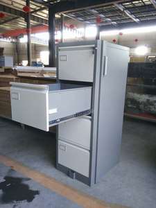 Moderno Archivador Metálico de Acero con 4 Cajones, Gabinete de Almacenamiento Seguro con Barra de Bloqueo para Oficina - Product Image 5