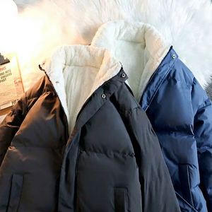 Chaqueta Acolchada Personalizada al por Mayor de Alta Calidad, Cortavientos, Minimalista, Estilo Urbano, Corte Cuadrado, con Logotipo Personalizado para Hombre - Product Image 3