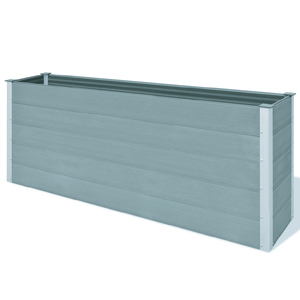 Résistant aux UV et Imperméable Décoration de Jardin Extérieur Composite Bois Wpc <span class=keywords><strong>Pot</strong></span> de Fleurs Lit de Fleurs Wpc <span class=keywords><strong>Pot</strong></span> de Fleurs - Product Image 6