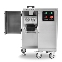 RSP500 Coupe-viande pour usine alimentaire, corps en acier inoxydable, nouveau fonctionnement automatique, haute capacité 500-1000 kg/h, 2-en-1, utilisation simple