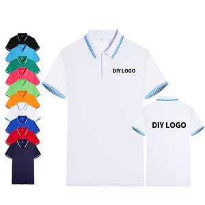 Promotion Customized Polo Shirts Uniform Knitted Polo T-shirt Design Work Clothes Polo Shirt Printed Logo Men's Shirts