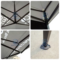 Tente d'auvent personnalisée de conception de nouveau style 3M X 3M Gazebo pliable extérieur étanche portable tente promotionnelle Pop Up